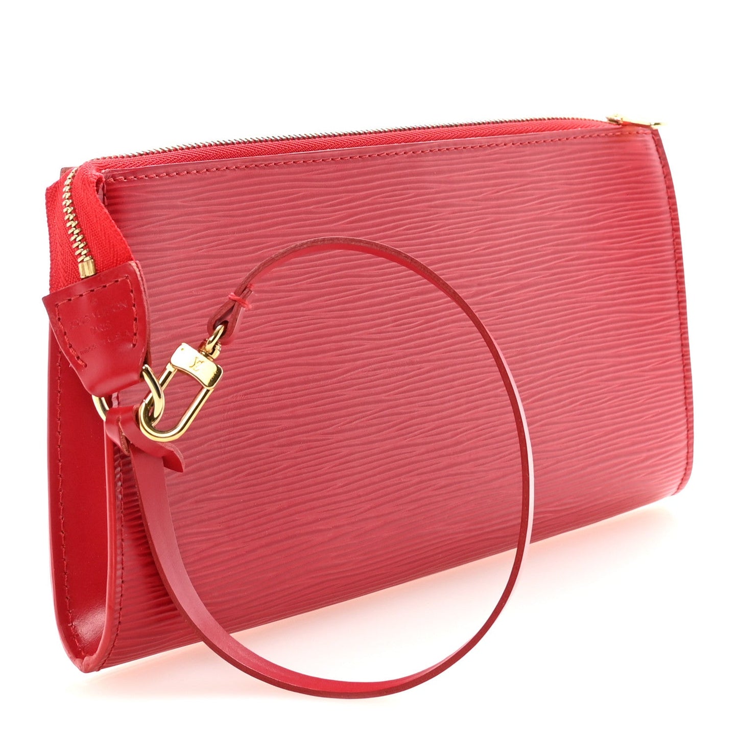 Epi Pochette Accessories 21 Castillan Red