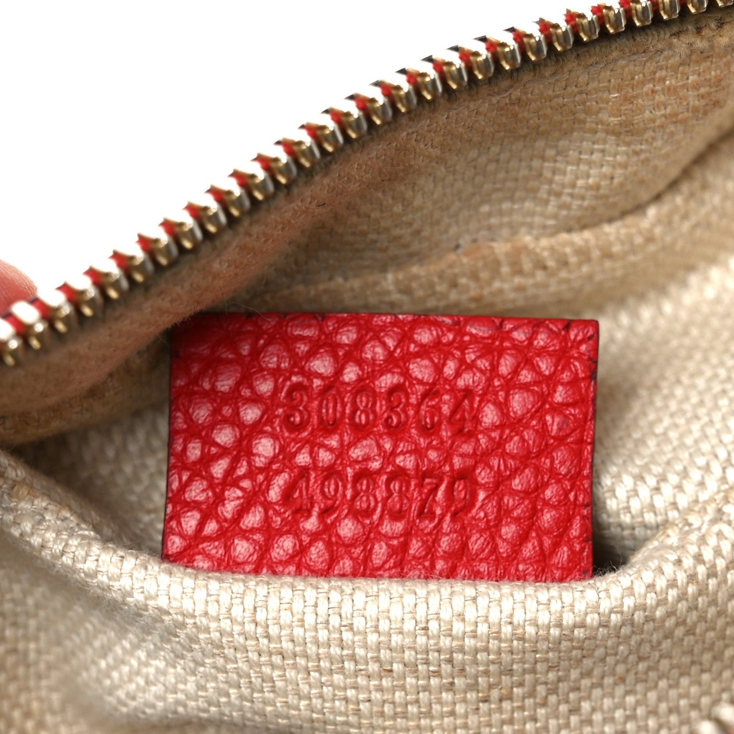 Pebbled Calfskin Small Soho Disco Bag Vibrant Red