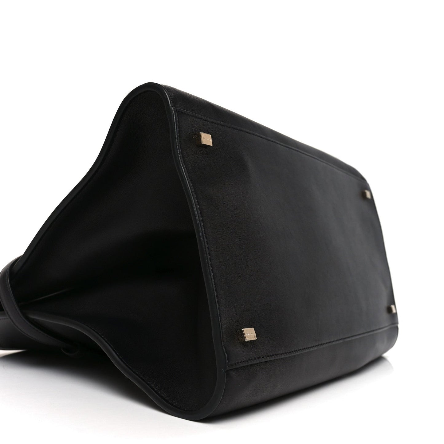 Polished Saddle Calfskin Soft Margaux Belt 15 Black