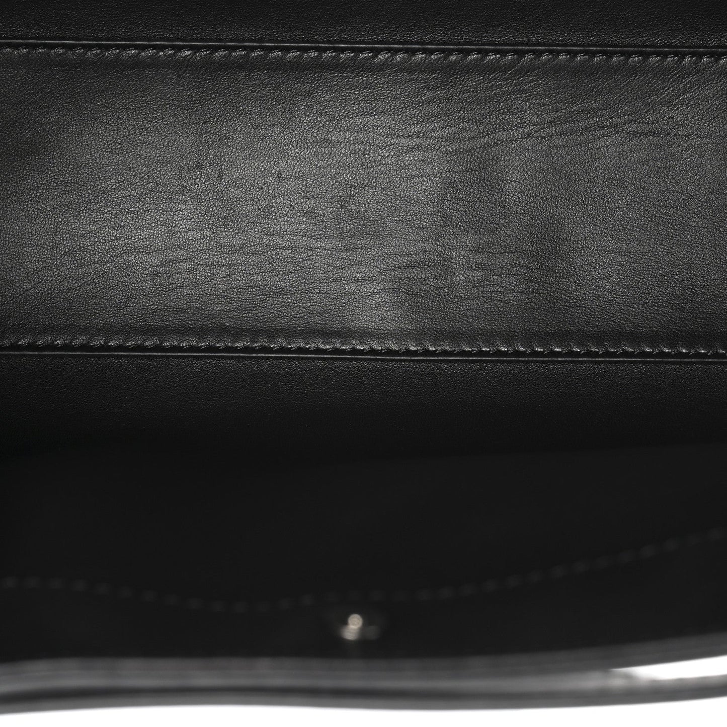 Polished Saddle Calfskin Small Alexia Bag Black