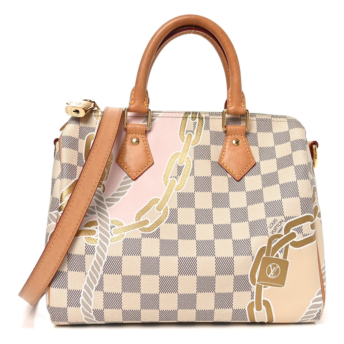 Damier Azur Nautical Speedy Bandouliere 25