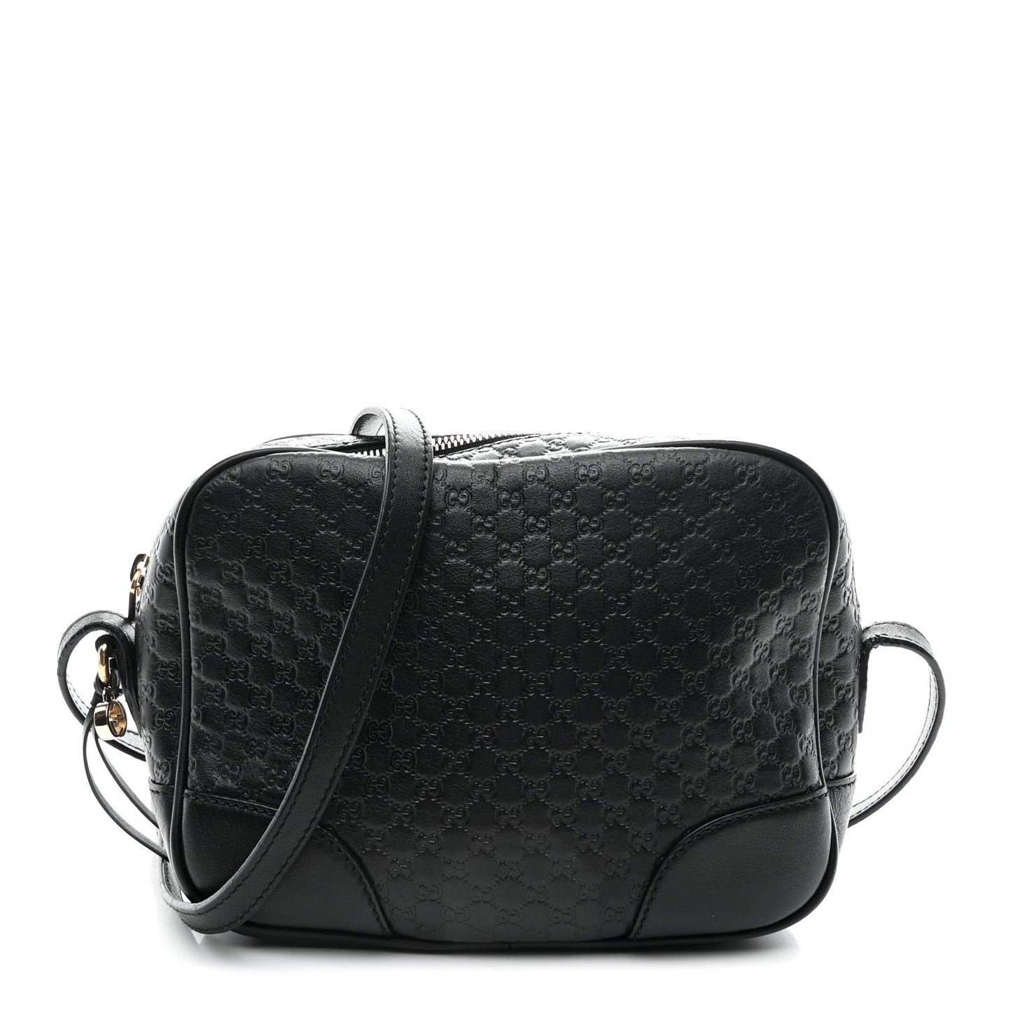 Microguccissima Mini Bree Messenger Bag Black