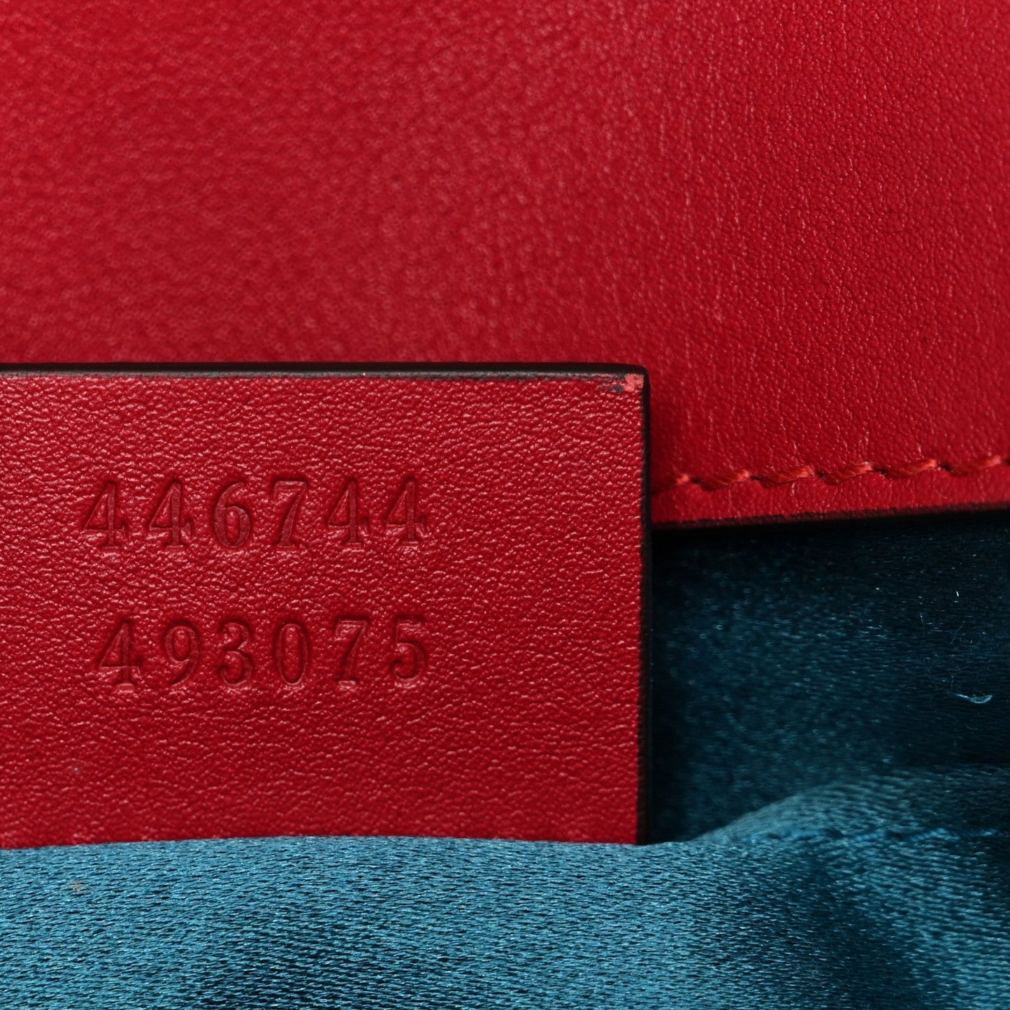Velvet Matelasse Mini GG Marmont Shoulder Bag Hibiscus Red