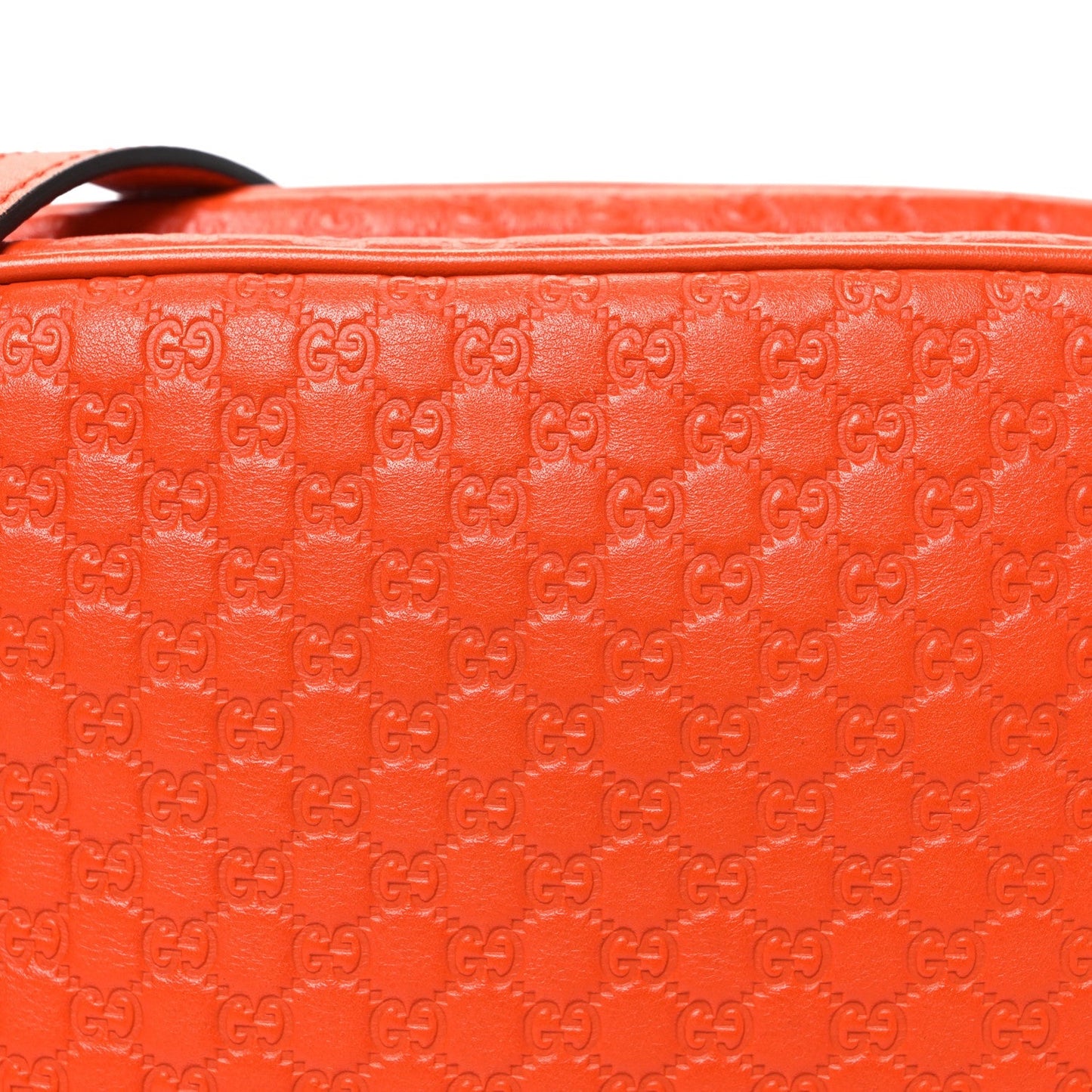 Soft Microguccissima Mini Bree Messenger Bag Sun Orange