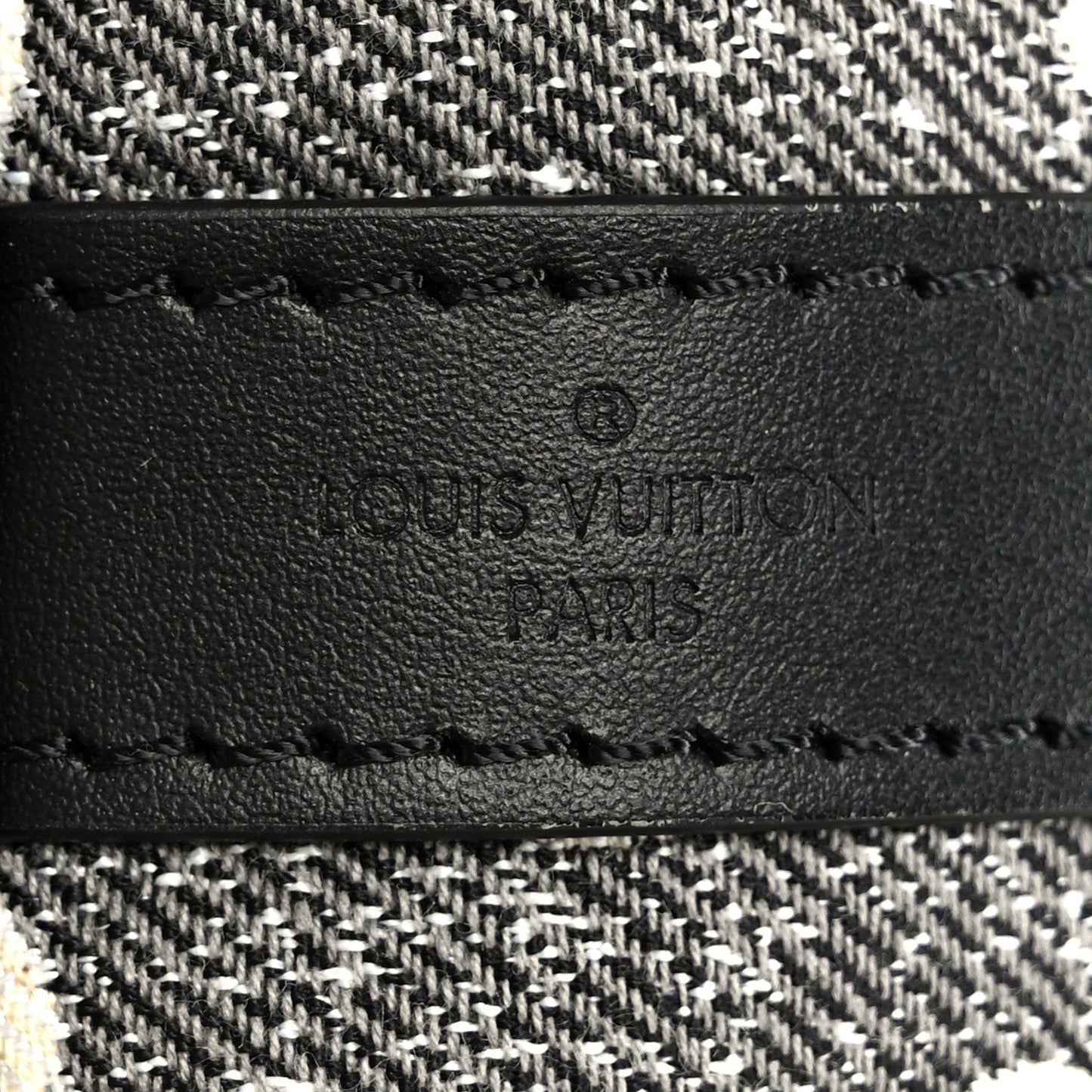 Denim Monogram Jacquard Speedy Bandouliere 25 Black