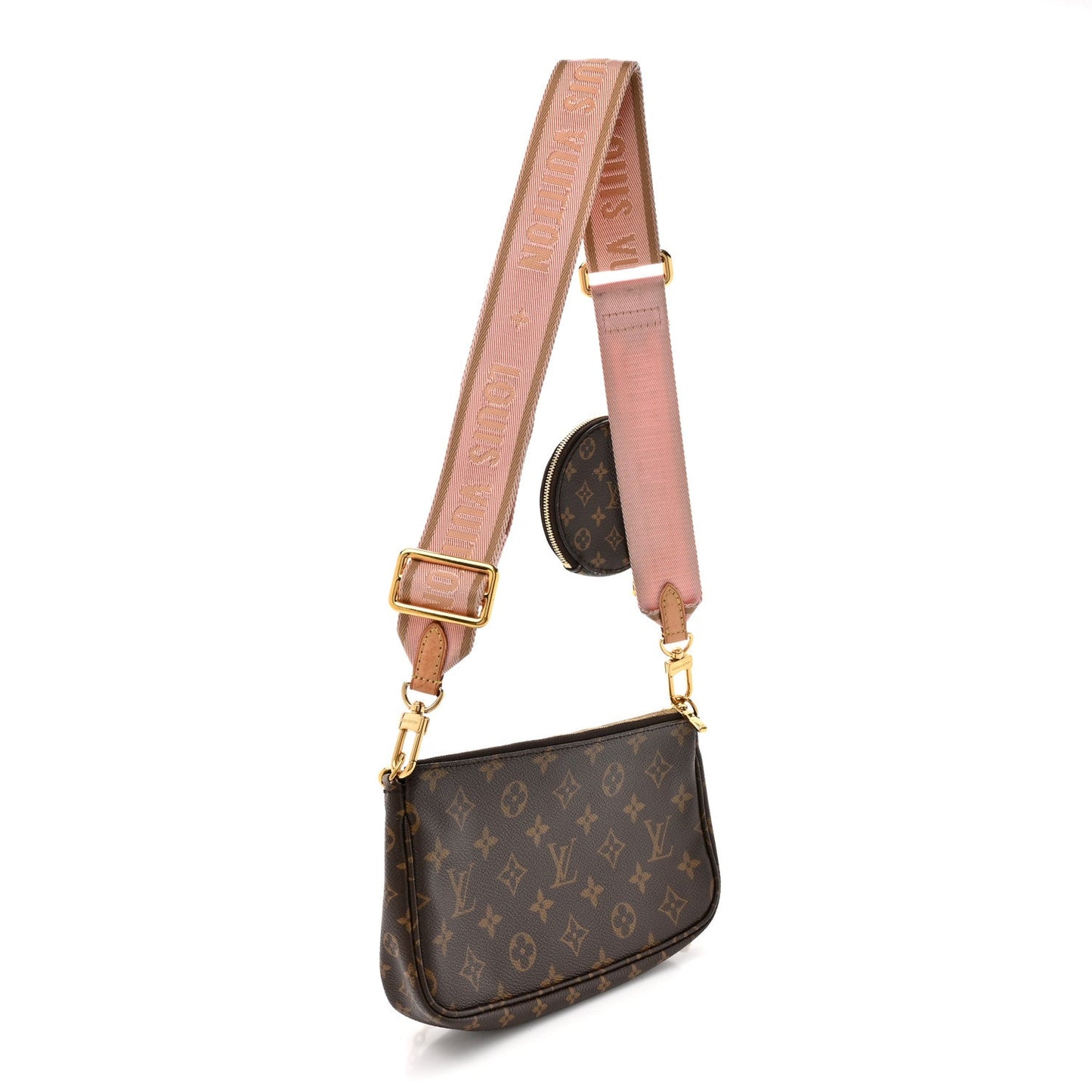 Monogram Multi Pochette Accessories Rose Clair