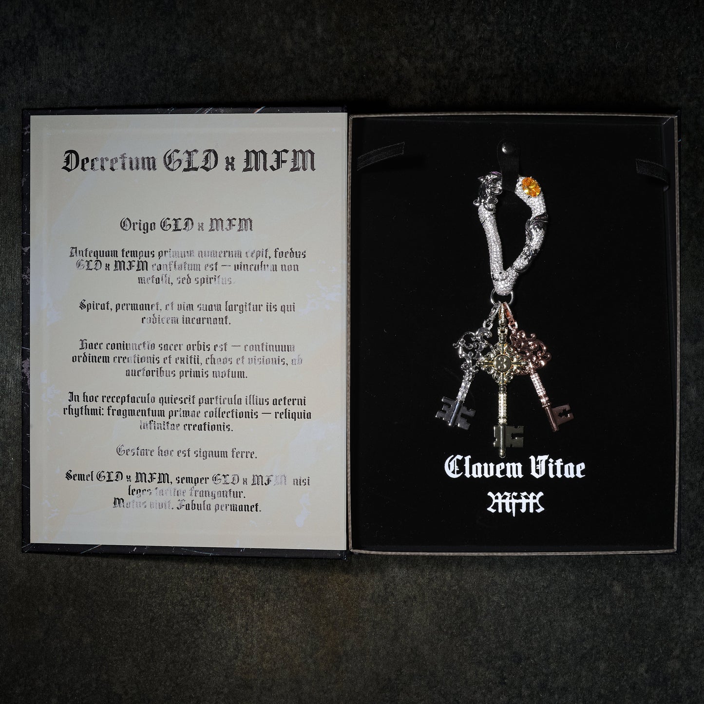 GLD X Bloody Osiris Moissanite Carabiner + Key Clip On Bundle
