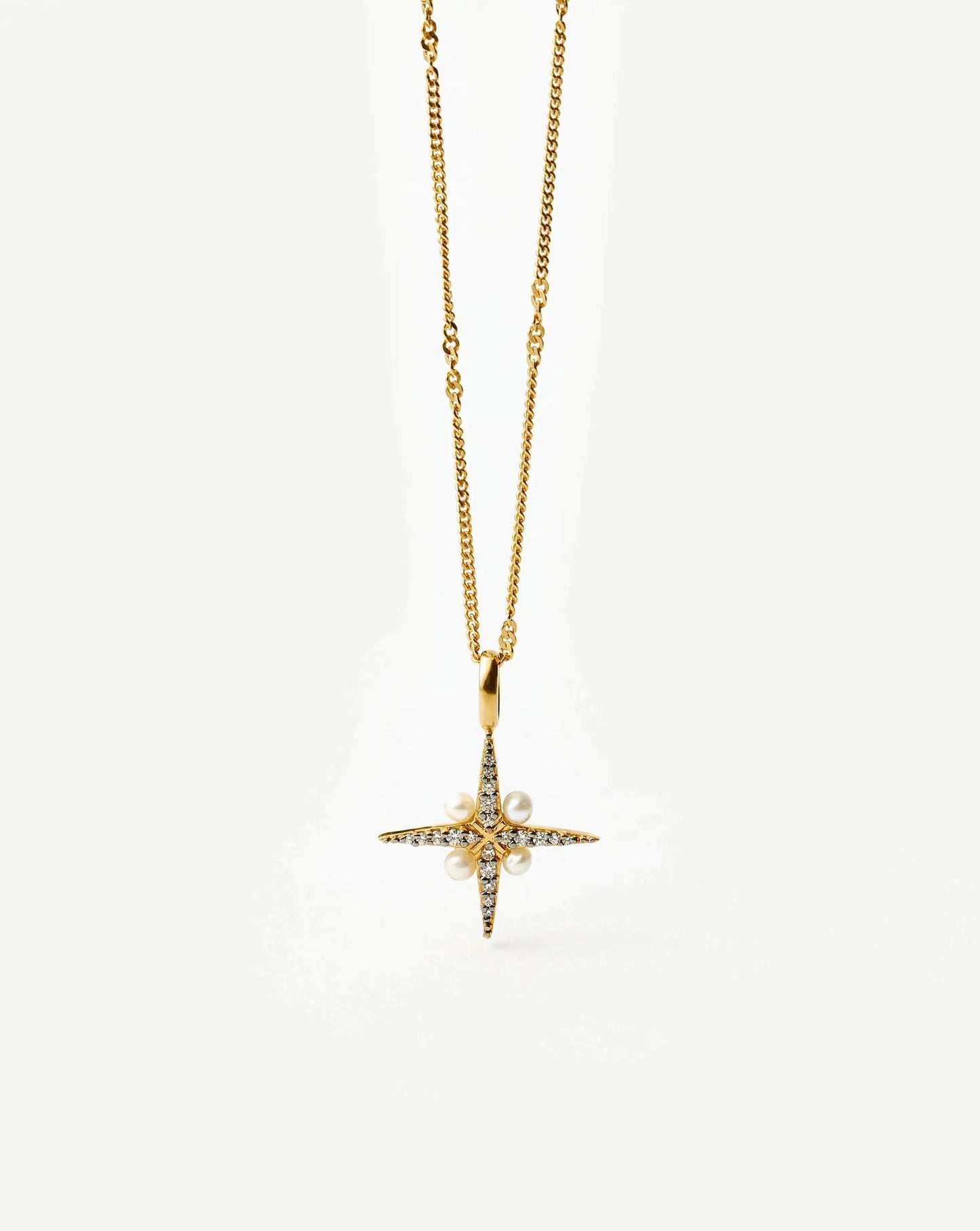Harris Reed North Star Pearl Necklace | 18k Gold Vermeil/Pearl