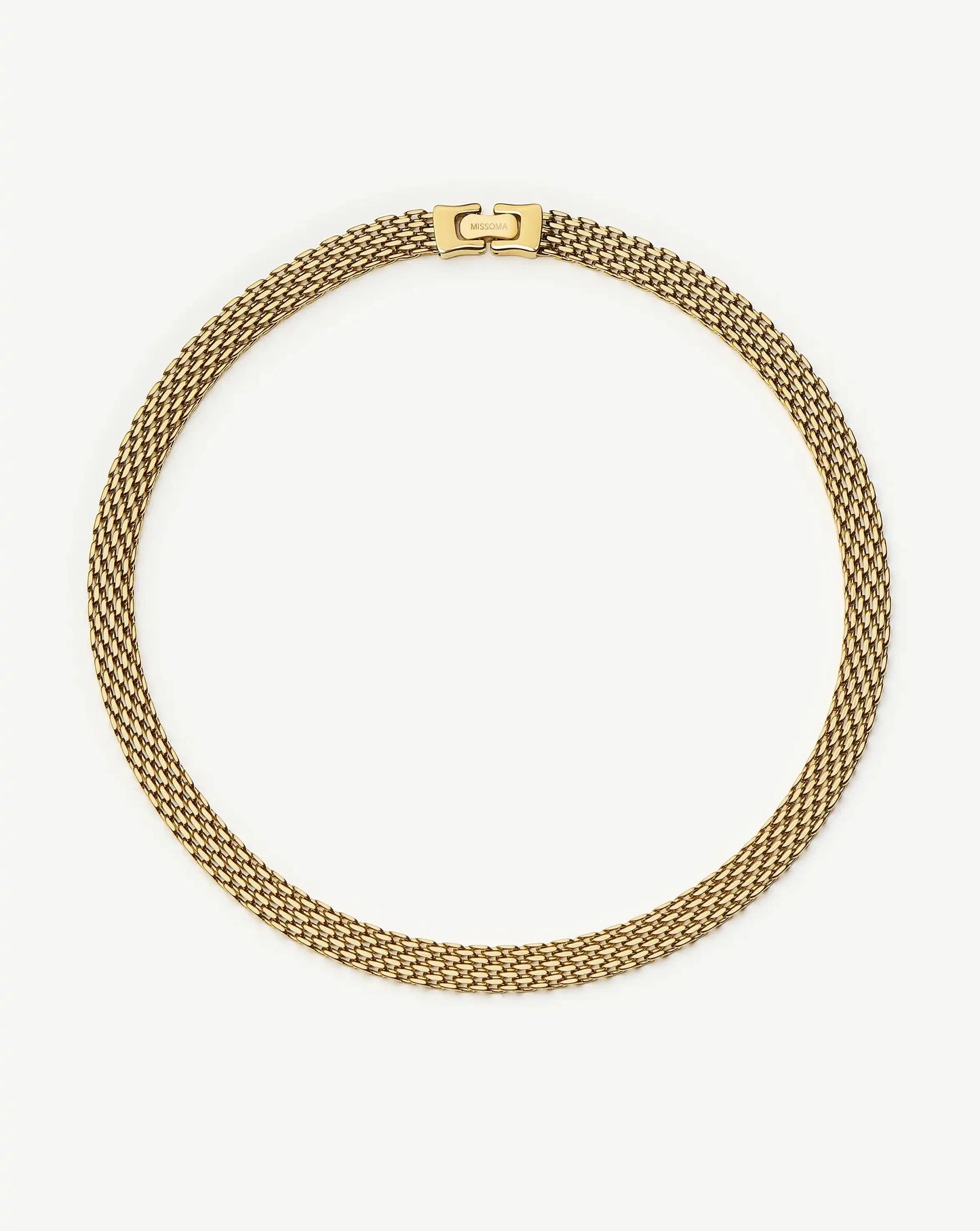 Heirloom Chain Choker Necklace | 18k Gold Plated