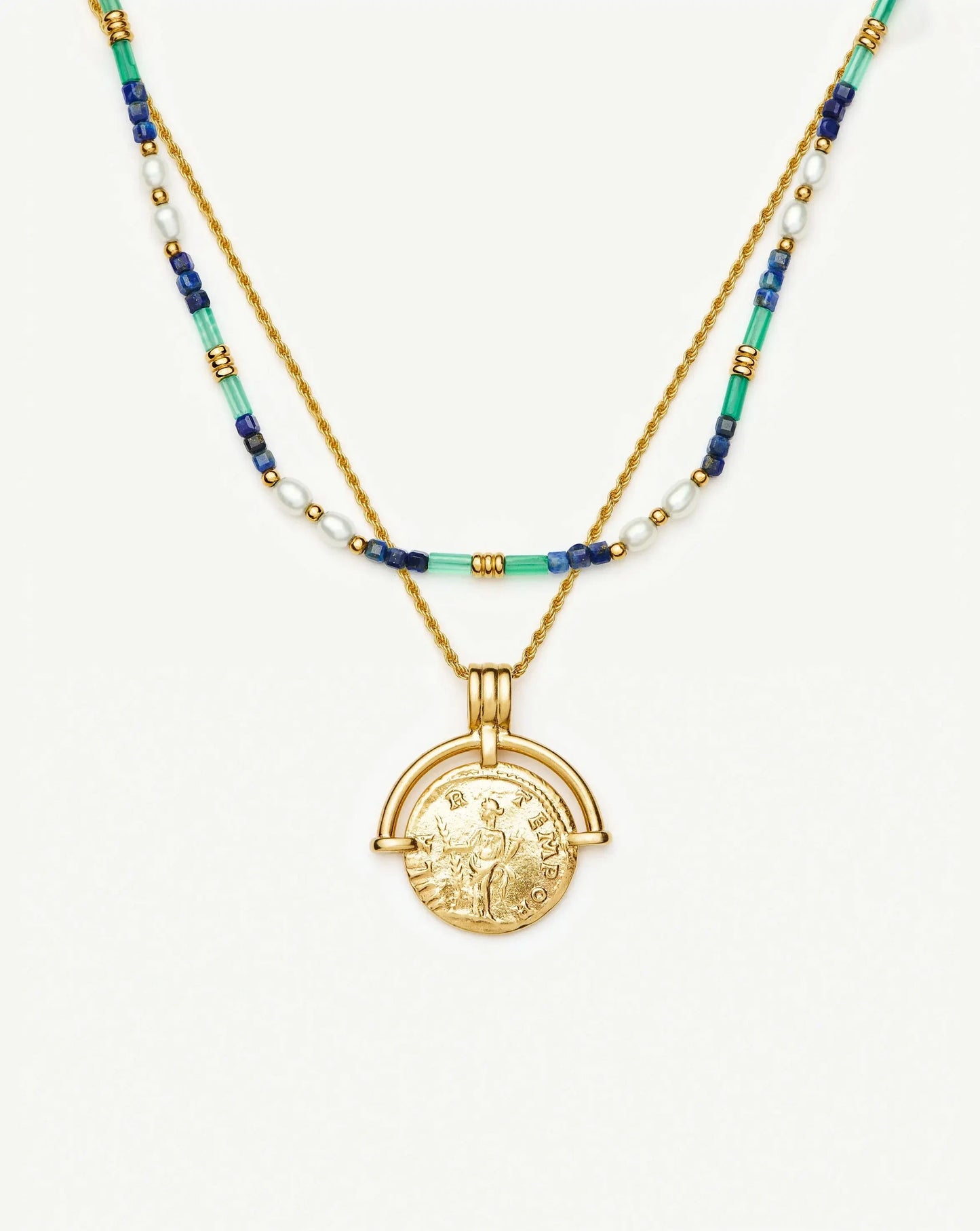 Just Add Color Necklace Set | 18k Gold Plated