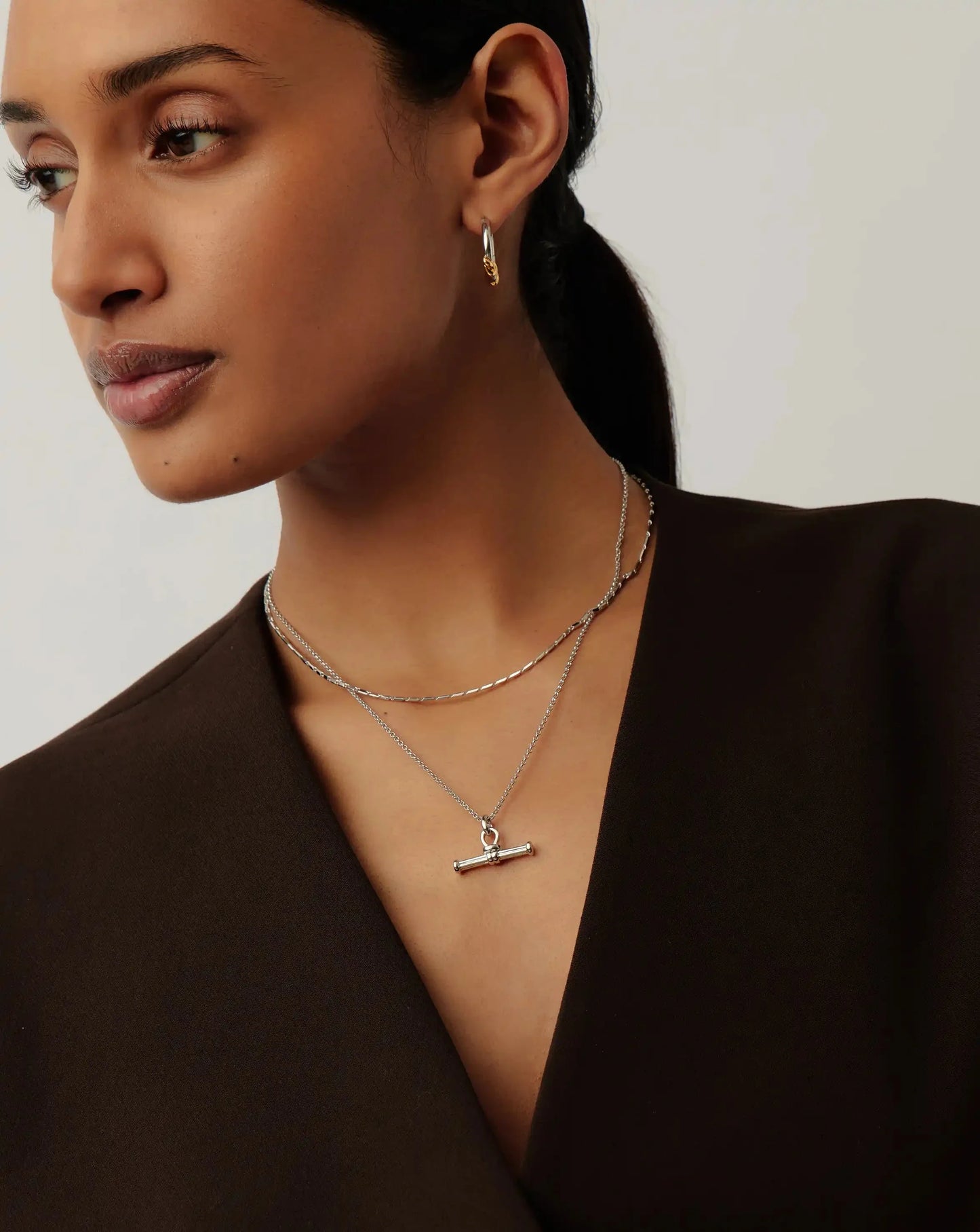 Lucy Williams Horizon Link Chain Necklace | Sterling Silver