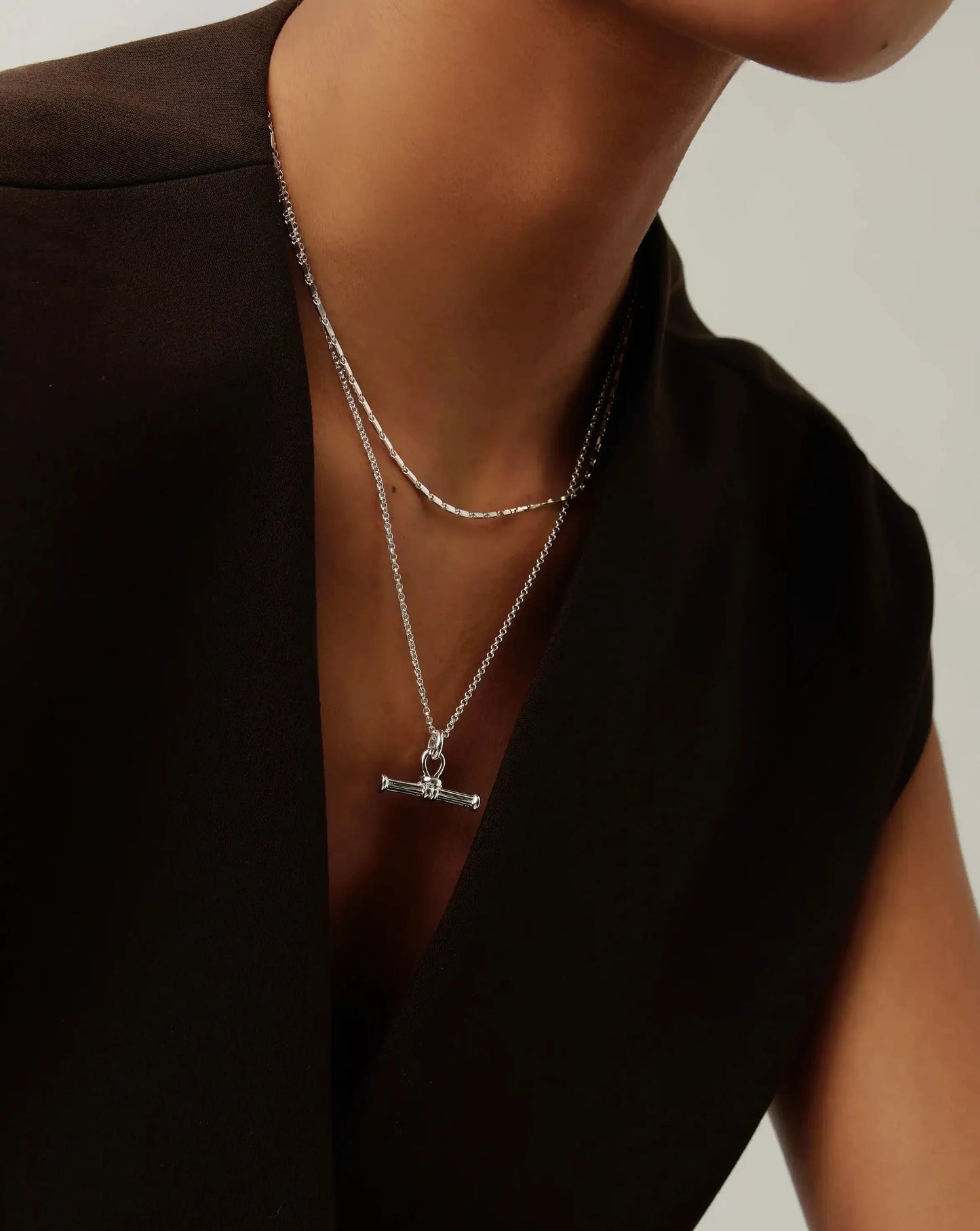 Lucy Williams Horizon Link Chain Necklace | Sterling Silver