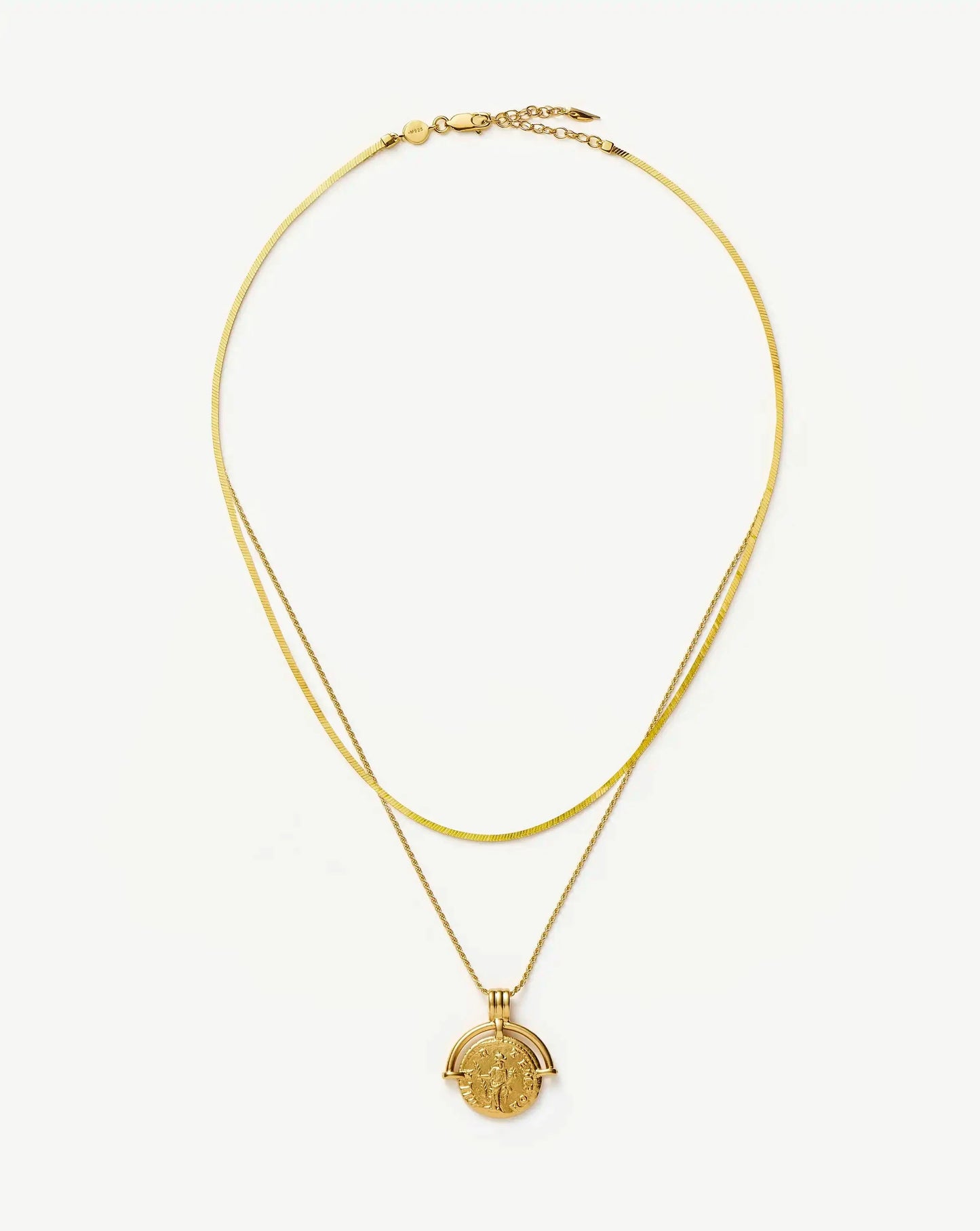 The Roman Arc Necklace Set | 18k Gold Plated /  18k Gold Plated Vermeil