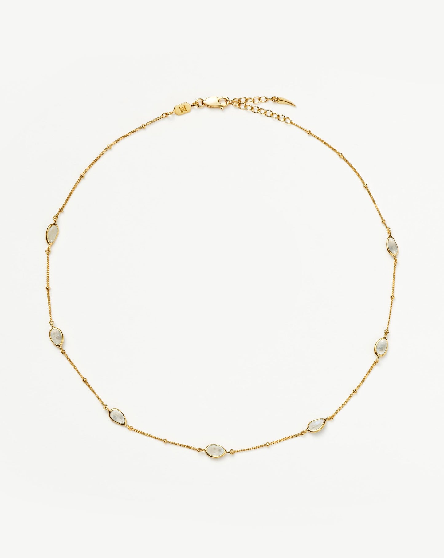 Magma Gemstone Charm Choker | 18k Recycled Gold Vermeil on Recycled Sterling Silver
