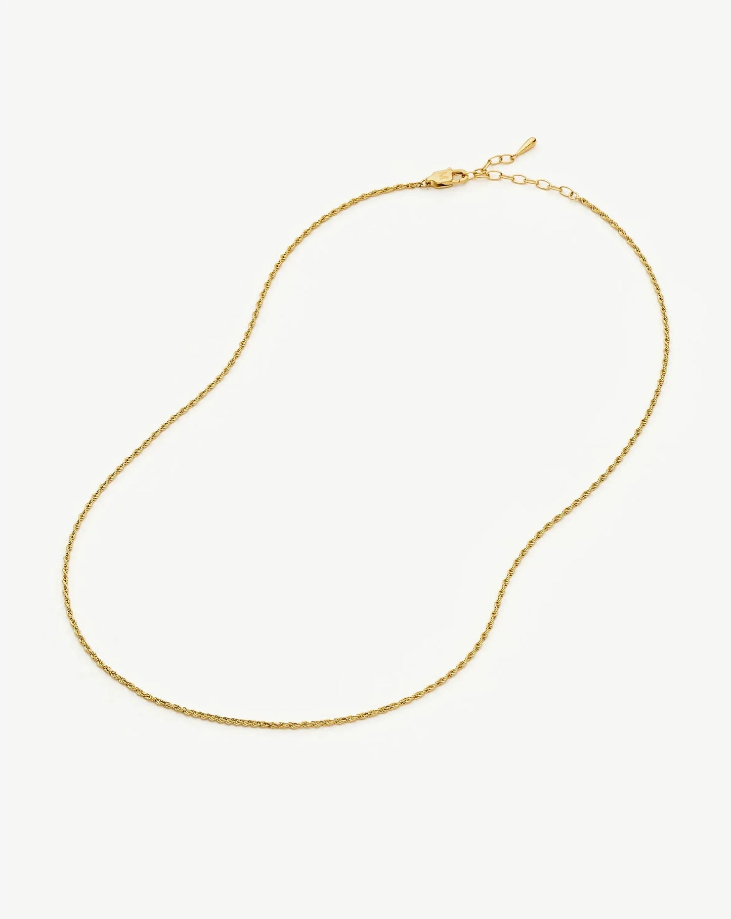 Medium Rope Chain Necklace | 18k Gold Plated