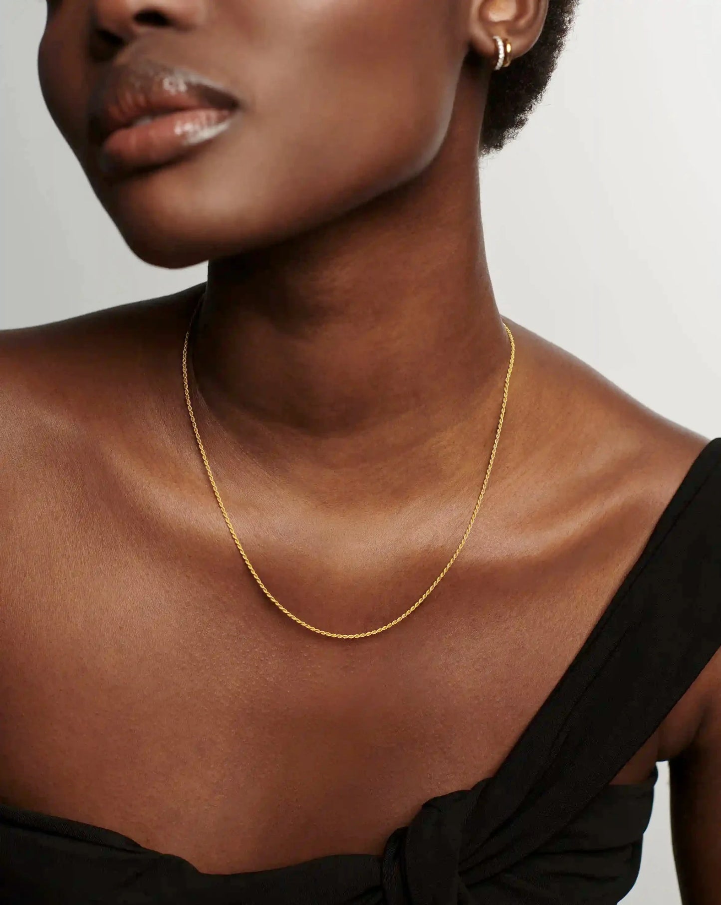 Medium Rope Chain Necklace | 18k Gold Vermeil