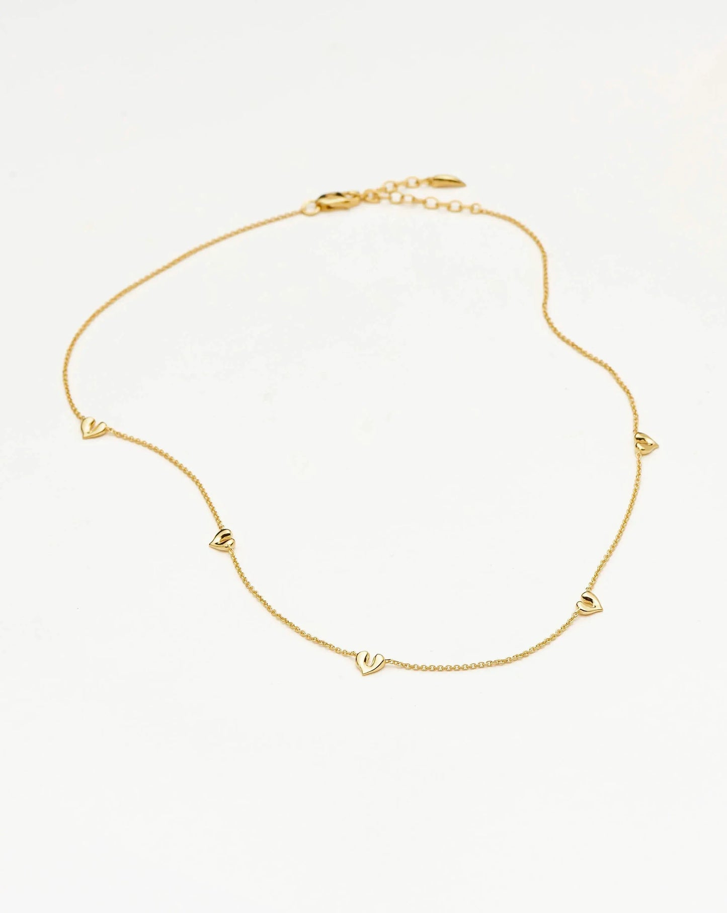 Molten Heart Mini Charm Choker | 18k Gold Vermeil