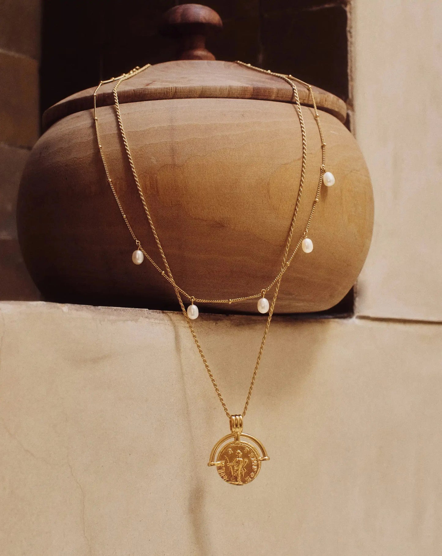 Pearl Baya Baroque Chain Choker | 18k Gold Vermeil/Pearl