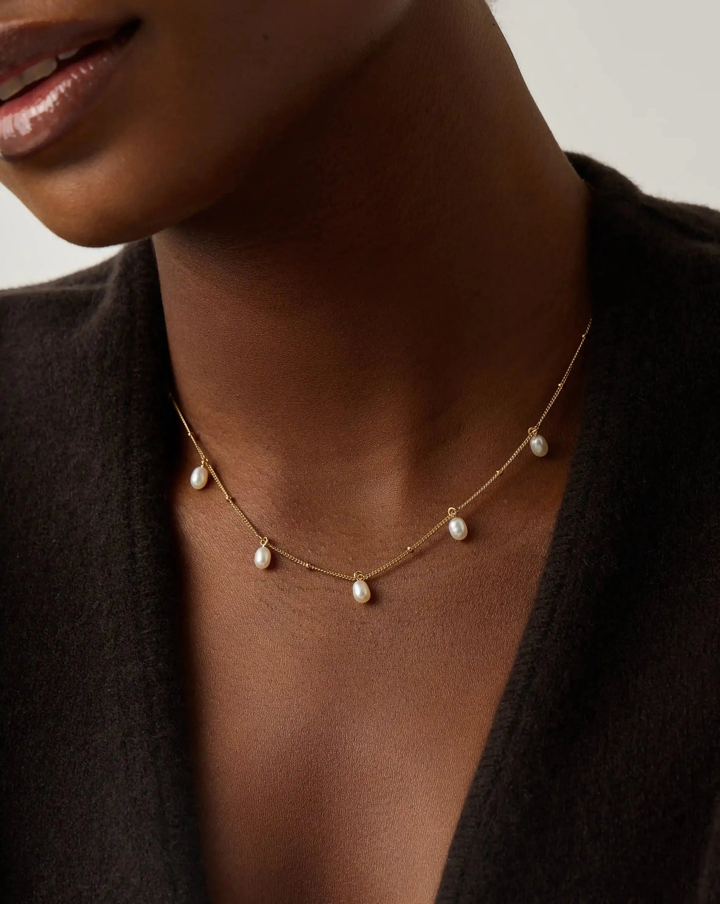 Pearl Baya Baroque Chain Choker | 18k Gold Vermeil/Pearl