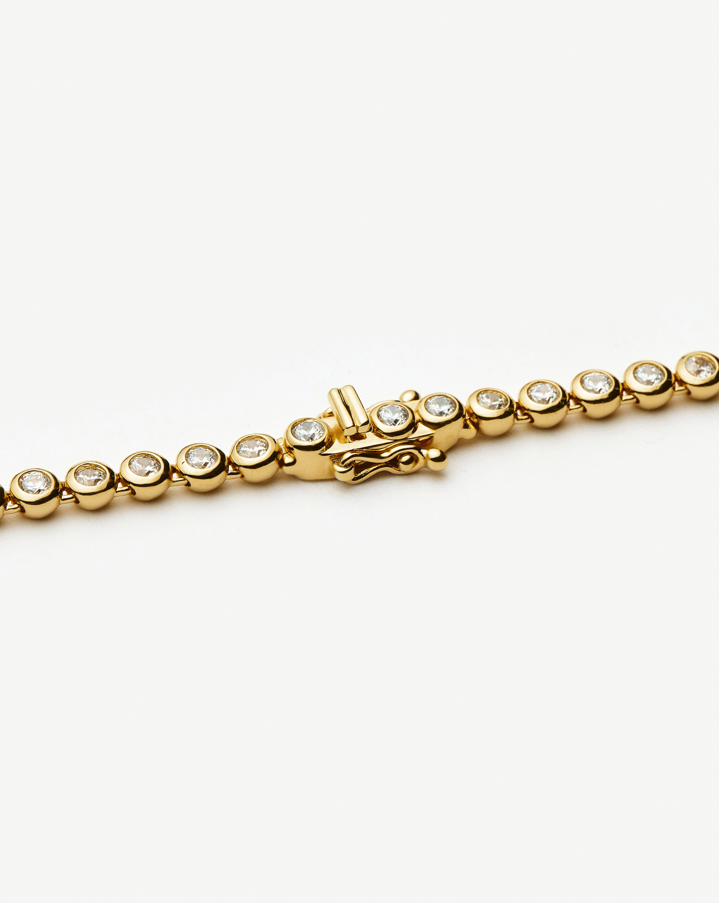 Tennis Round Necklace | Silver Plated/Cubic Zirconia