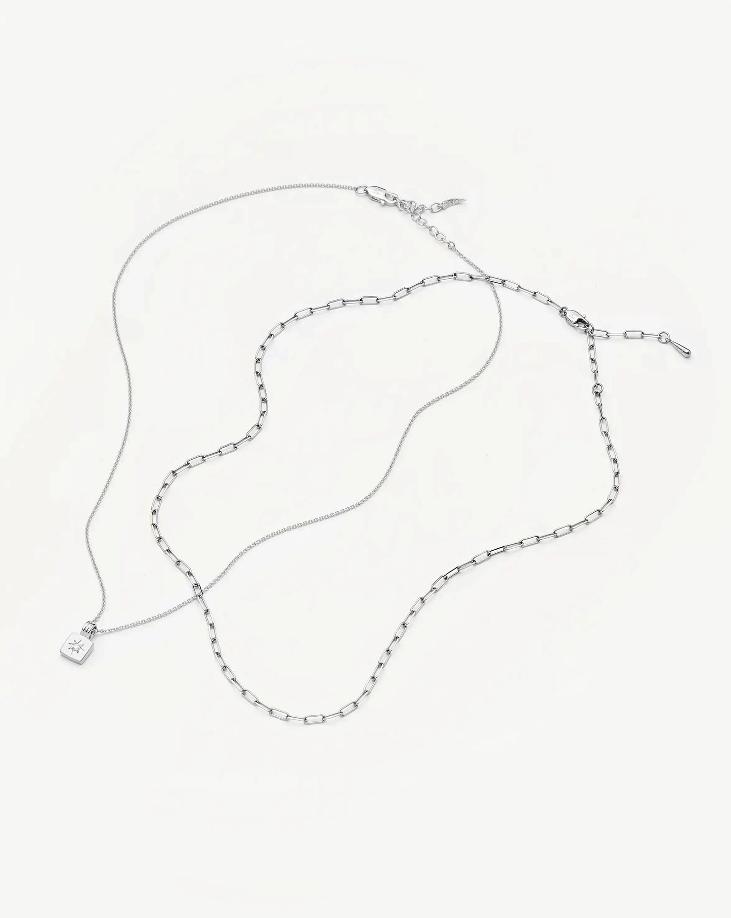 The Effortless Necklace Set | Platinum Plated