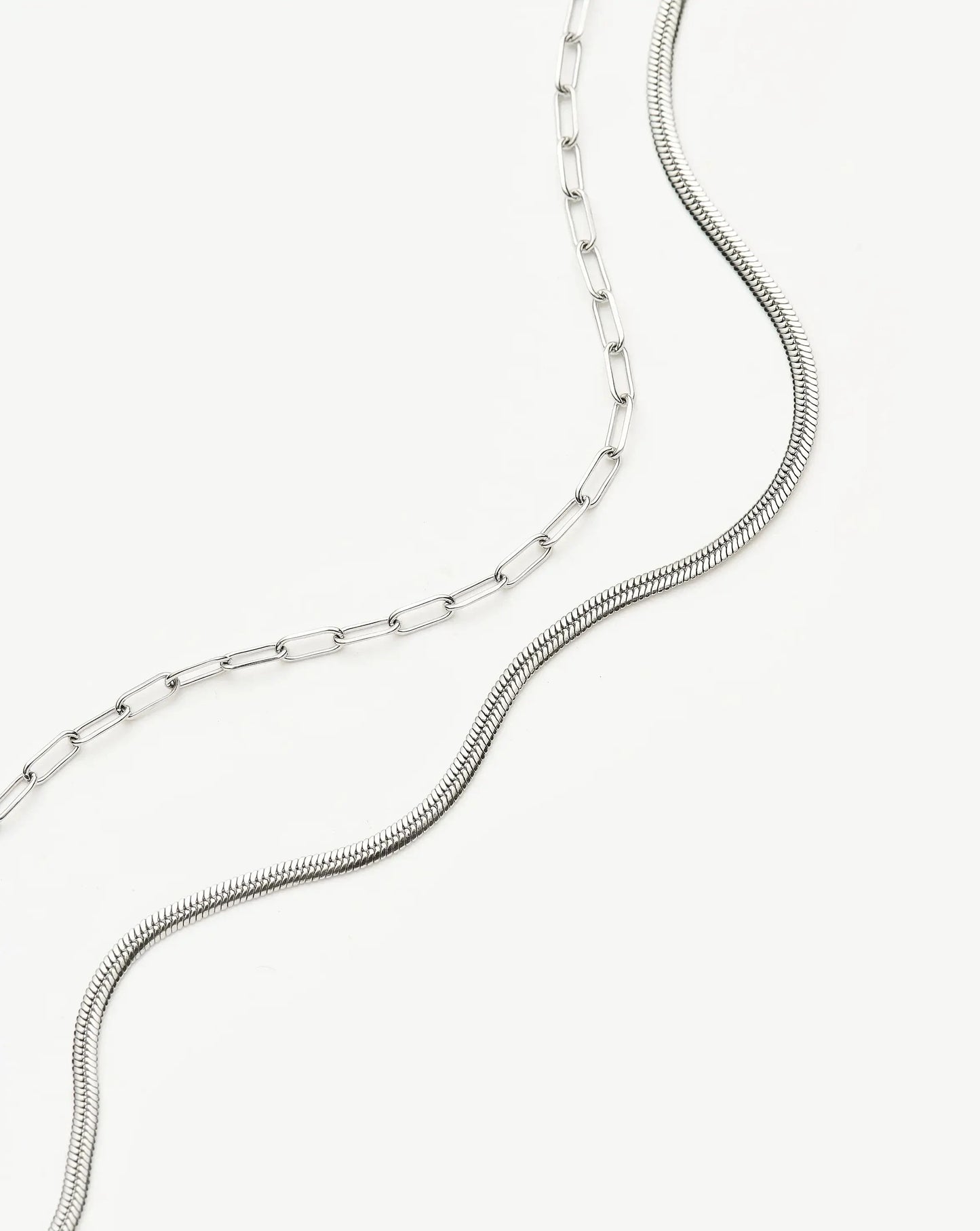 The Go-To Necklace Set | Platinum Plated