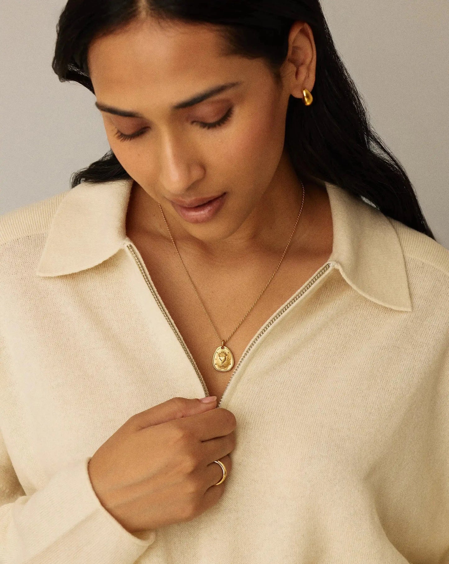 The Heart Talisman Necklace | 18k Gold Plated