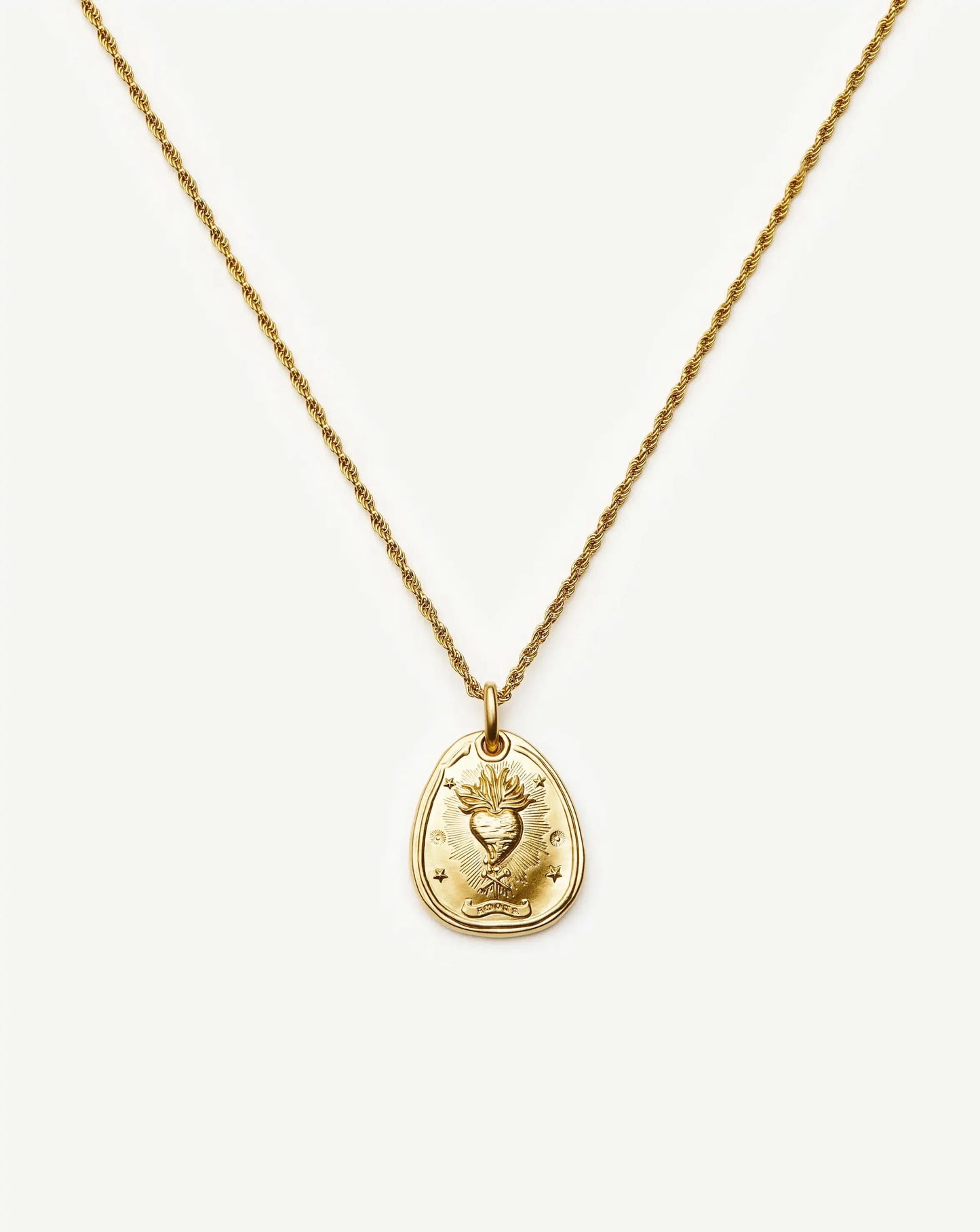 The Heart Talisman Necklace | 18k Gold Plated