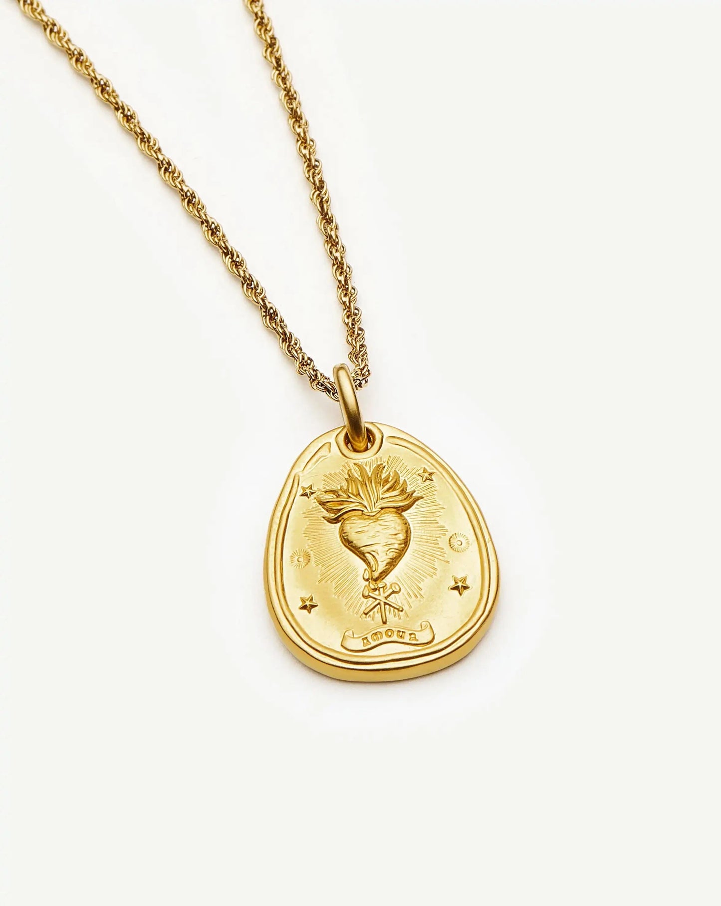 The Heart Talisman Necklace | 18k Gold Plated
